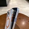 Anwendbar für iPhone16PROMAX Handyhülle Einfache Transparente Farbe Magnetisches Laden Apple 15 Sturzfestes PC-Hartschalenetui