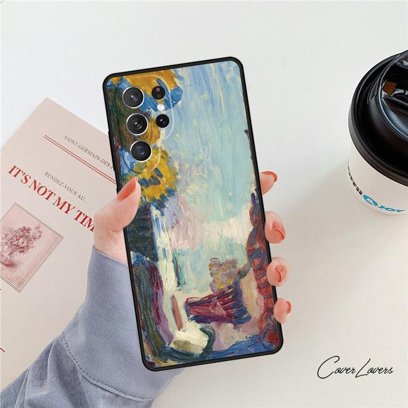 Henri Matisse Art Painting Phone Case For Samsung Galaxy S24 S25 S23 S22 Ultra Note 10 20 Plus S20 S21 FE Cover