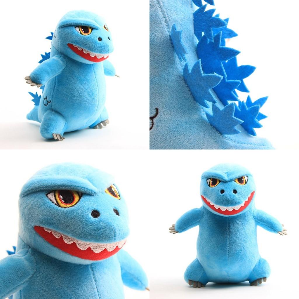 Adorable 20cm Godzilla Monster Plush Toy Blue Soft Stuffed Doll For Kids