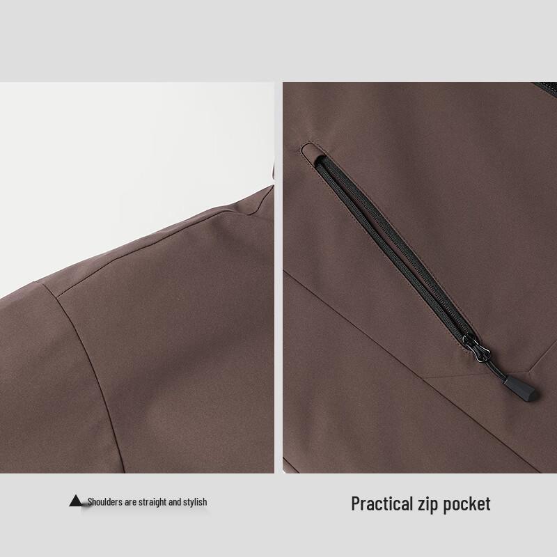 HLA Men's 3-in-1 Detachable Inner Winter Cotton Jacket