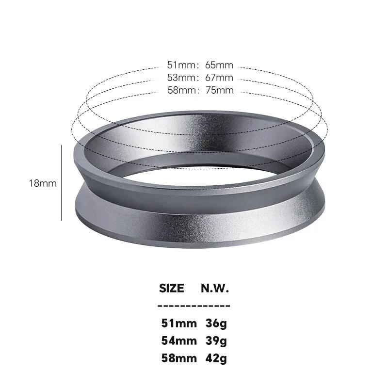 Intelligent Coffee Dosing Ring With Magnetic For 58.5mm Brewing Bowl Coffee Powder Portafilter Espresso Barista Accessories