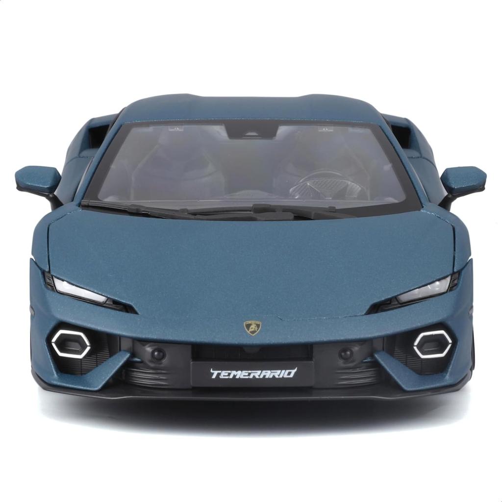 Bburago Scale Lamborghini Temerario Blue Diecast Model Car 1/18 (Finished Product) 18-11052BU
