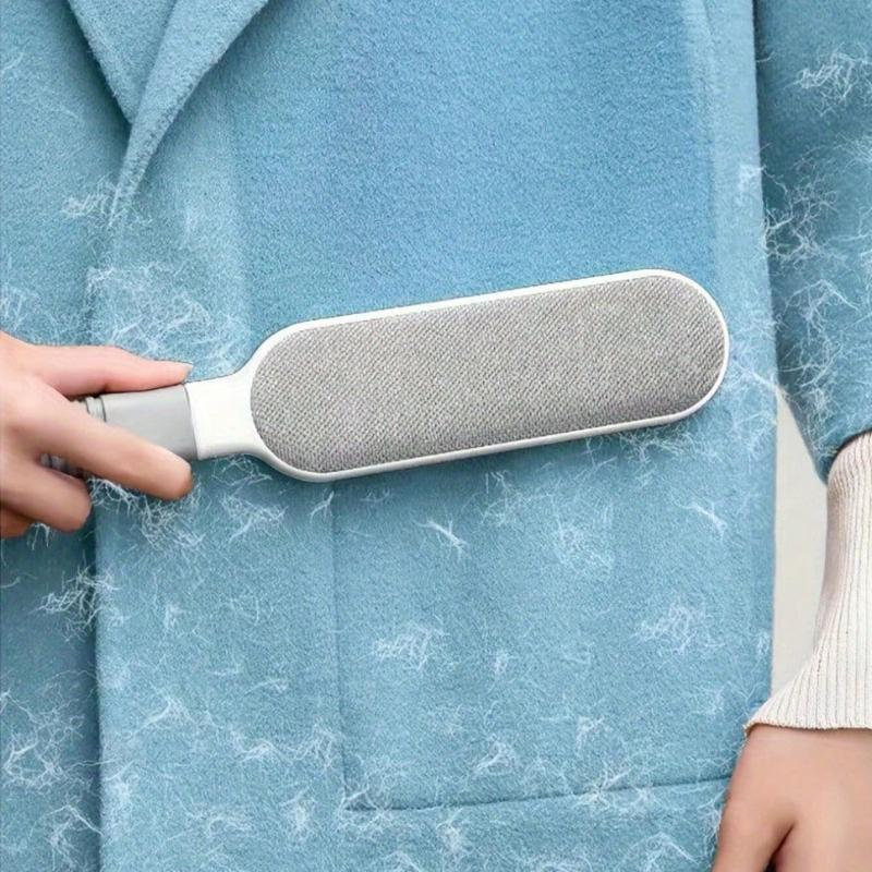 1PC Reusable Dust Brush, Double-Sided Pet Hair Remover, Manual Static Electricity Brush for Cats, Clothes, Sofas, Furniture,