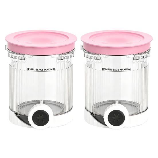 Eisaufbewahrungsglas Kompatibel mit Ninja Swirl NC701 NC701C Creami Eis-Softeisbereiter BPA-Frei Lebensmittelqualität Anti-Rutsch-Behälter für die Küche