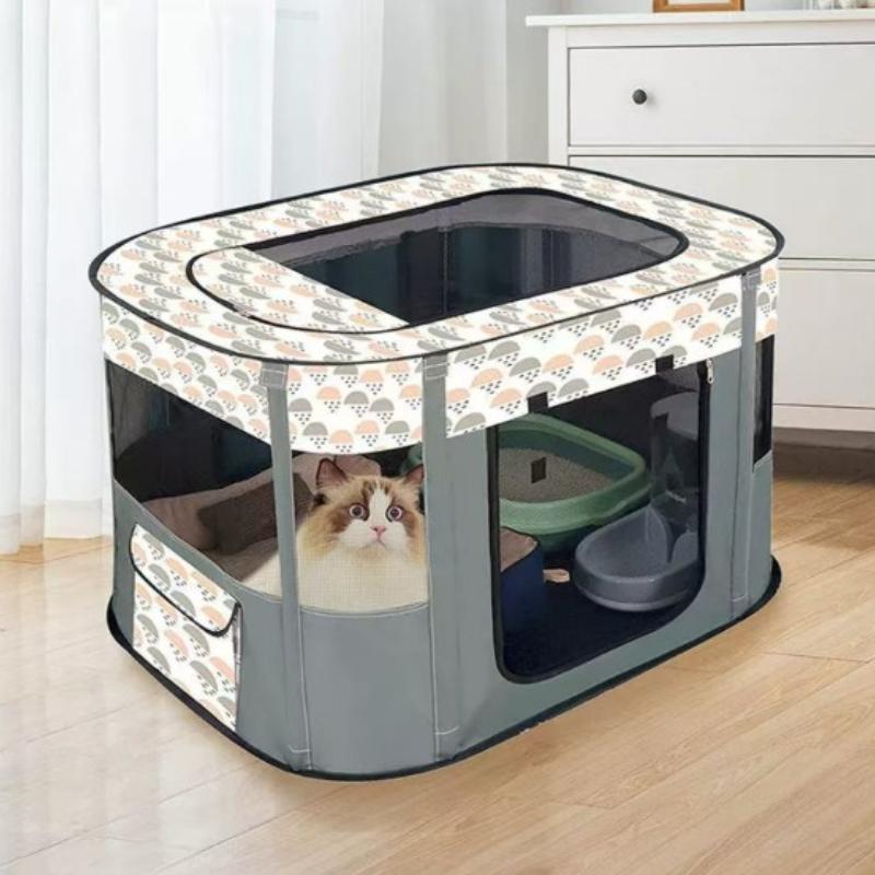 Sala Parto Gatto Nuovo Pieghevole Quadrato Cuccia Cane Villa Recinto Animali Tenda Gatto Cuccia Cane Gabbia Cane