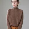 Fanzhen Women's High-Neck Cashmere Blend Sweater