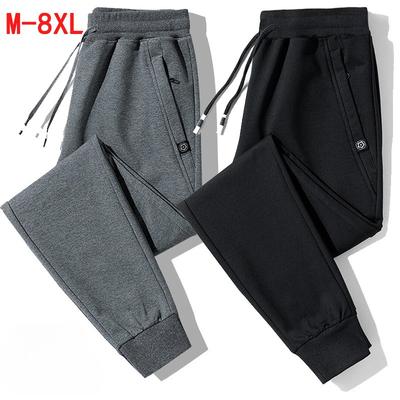 Herrenhosen Herbst/Winter Thermohose Locker geschnitten Gerades Bein Herrensporthose Lässig mit Bündchen Lange Hose