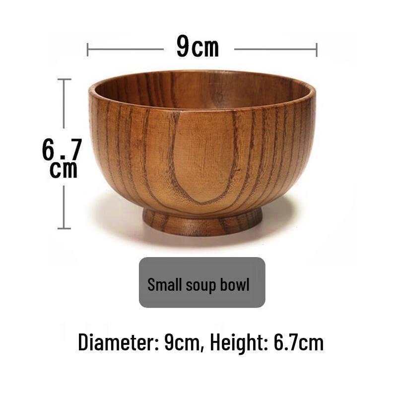 Japanese Style Solid Wood Dining Bowls
