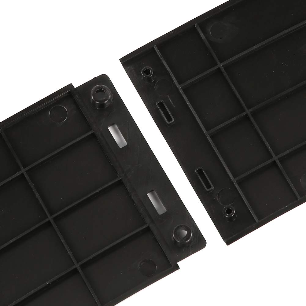 Qiilu Front Bumper Lip Body Kit ABS Front Car Front Bumper Lip Splitter Body Shovel Guard Universal Auto Modification Accessories Gloss Black Spoiler,