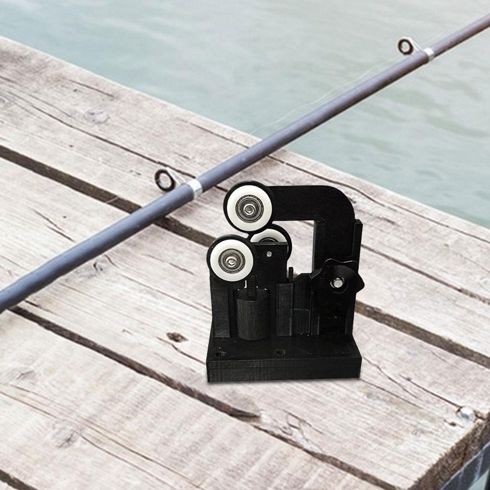 Fishing Rod Winding Machine Raft Rod Tip DIY Fishing Rod Building Micro Wire Wrap Epoxy Resin Rotating Applicator Gluing Tool