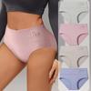 4Pcs High Waist Underwear Women Cotton Panties Breathable Pantys Girls Briefs Female Body Shaper Slim Lingerie Plus Size M-5XL