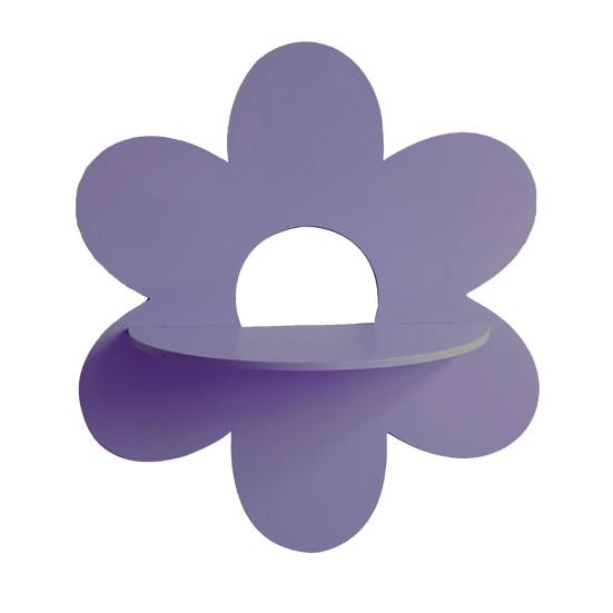 Yousheng Rustic Floating Shelf Wall Display Shelf Wooden Flower Shaped Storage Organizer for Crystal Plants Living Room Kitchen Home Decor