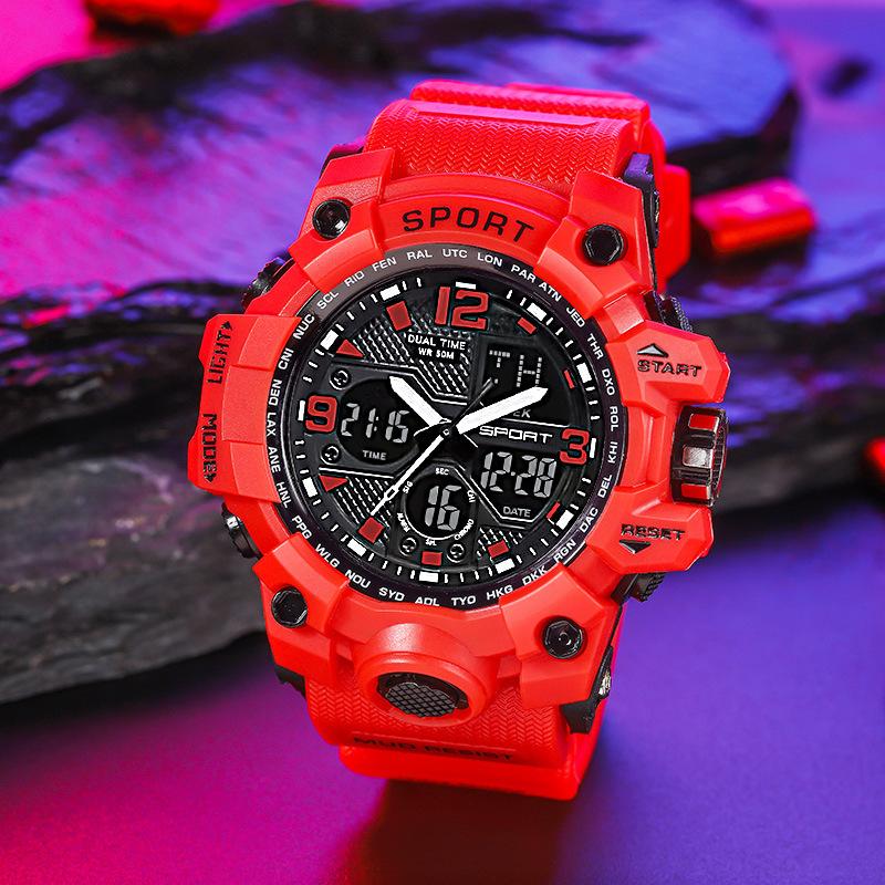 High School Watches Men'S Junior High School Students Youth Trend Sports Style Electronic Watches Men'S Watches