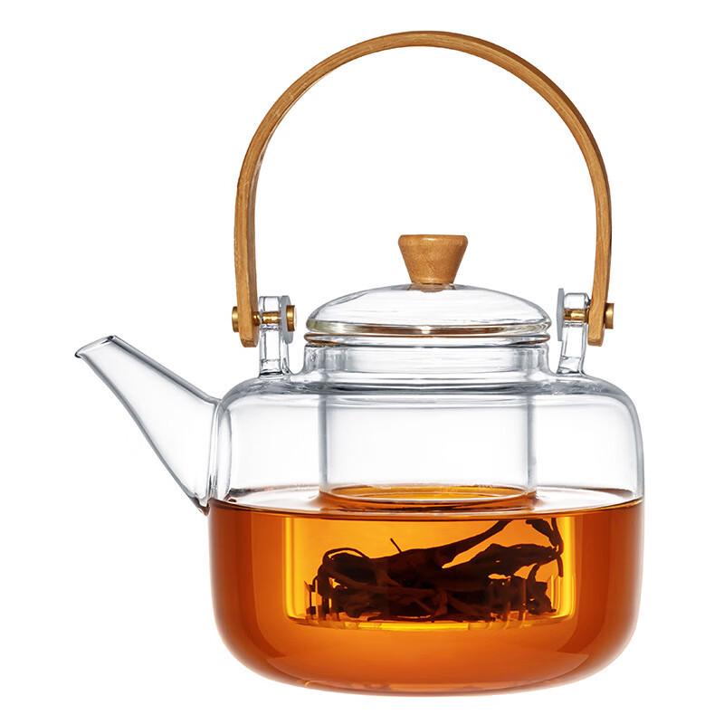 Shangqi High Borosilicate Glass Teapot with Lifting Handle