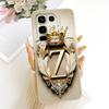 Fashion Crown Letter Couple Phone Case For Infinix Note 50 Pro 4G X6855 / Note 50 4G X6858 Soft Silicone Cases Covers Bumpers