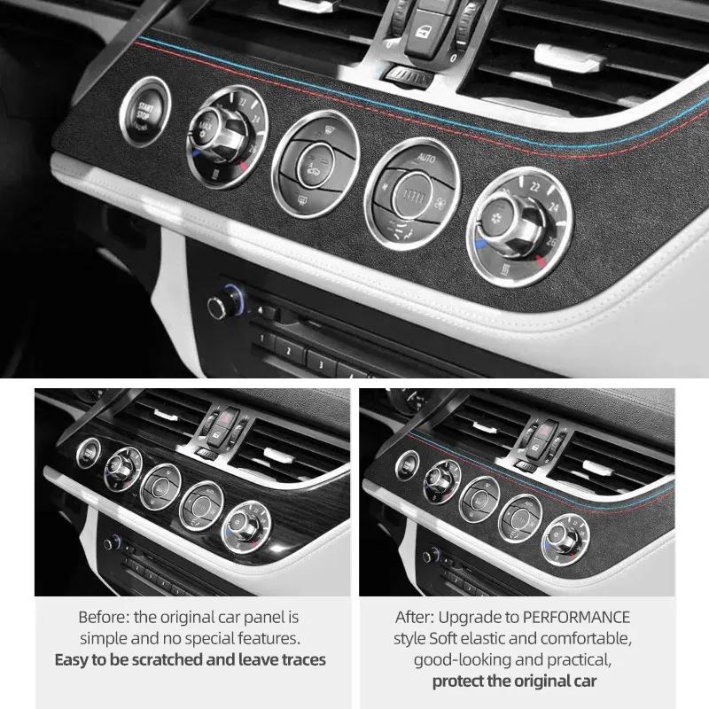 For BMW Z4 E89 2009-2016 Dashboard Trument Panel Trim Strip Performance Made of Alcantara Sticker Car Auto Interior Accessory