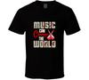 Music Can Change The World Guitars Rock And Roll Gift T Shirt