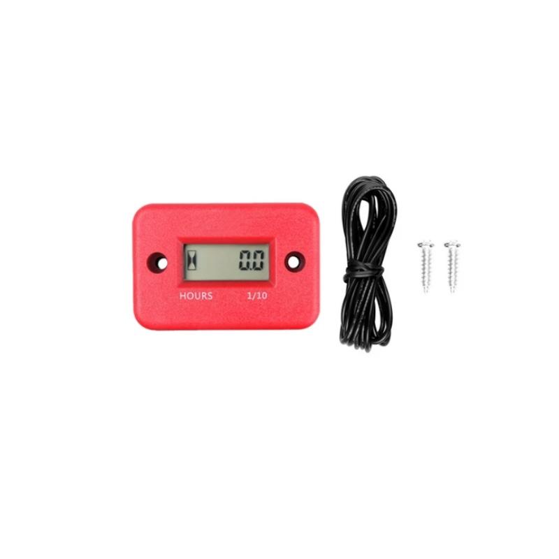 Contor de ore digital Contor LCD pentru ATV Instrumente pentru motociclete Ceasuri Moto de zăpadă Benzină Barcă Generator Bicicletă Accesorii auto