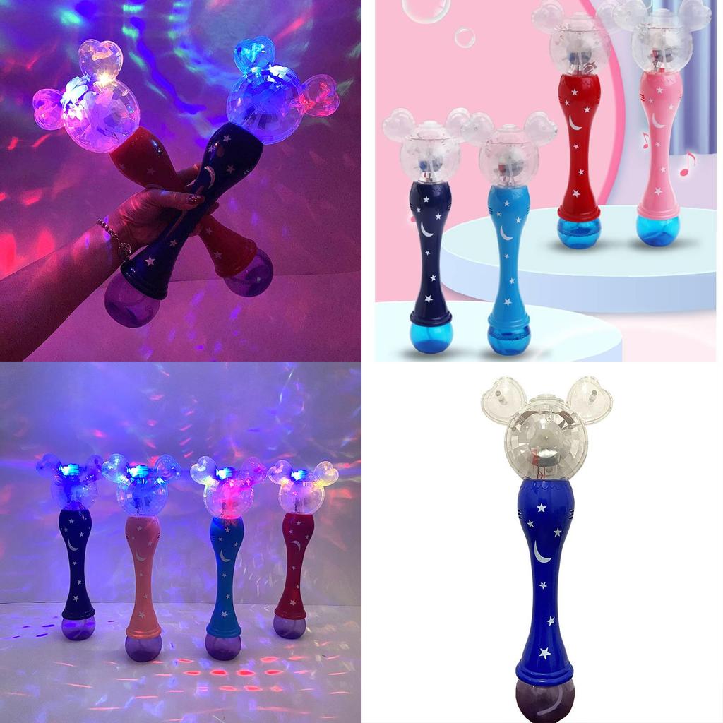 Girl Led Bubble Wand With Music And Light For Kids Outdoor Play