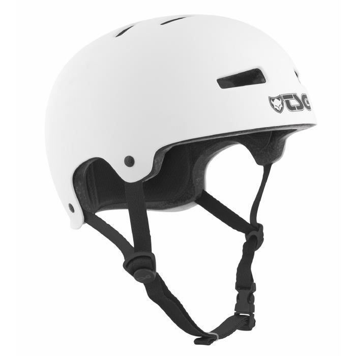 Casque - TSG - Evolution - Satin Blanc - Adulte - Homme - BMX / VTT Freestyle
