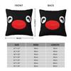 Noot Pingu Smile Square Pillow Cases Penguin Cartoon Cushion Cover Vintage Zipper Decorative Pillowcase for Car 40x40cm