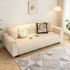 Simple Solid Color Style Sofa Towel Thick Plush Non-Slip Couch Slipcover Anti Pet Scratch Sofa Protector for Living Room Home