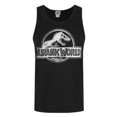 Mens Distressed Logo Vest