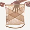 Oem Waist Trainer Corset Women Shapers Breathable Cross Mesh Girdle For Waist Shaping Maternity Postpartum Bandage Band