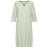 Women's Summer Fashion Retro V-Neck Side Pocket Color Short Sleeve Dress