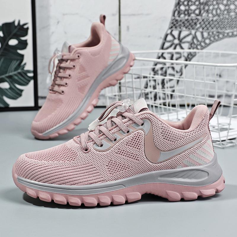 Fashion Pink Fashion Shoes Woman 2025 Outdoor Running Women'S Man'S Sneakers Soft Soled Lightweight Breathable Women'S Shoes