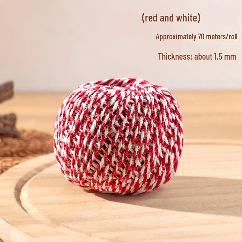 Food-Grade Pure Cotton String for Wrapping Zongzi, Binding Crabs, and Tying Sausages