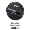 Car Fuel Tank Cap Cover Metal Tank Protective Sticker For Toyota Corolla Yaris Camry Prius CHR Hilux RAV4 Avensis Accessories FM1