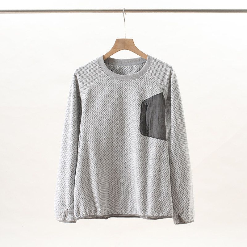 Mountain-Style Outdoor Functional Retro Sports Quick-Dry Fitness Long-Sleeve T-Shirt for Men, Winter Base Layer, Export Men's Clothing