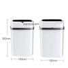 Kitchen Trash Bin 13L Bathroom Touch Trash Can In The Toilet Smart Garbage Bucket Waste Bins Dustbin Smart Trash Can Kitchen