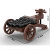 MOC Military Building Blocks Figure Napoleon Wars Soldier Accessories Weapon Cannon Sandbag Army Pirate Mini Brick gift X003 DIY