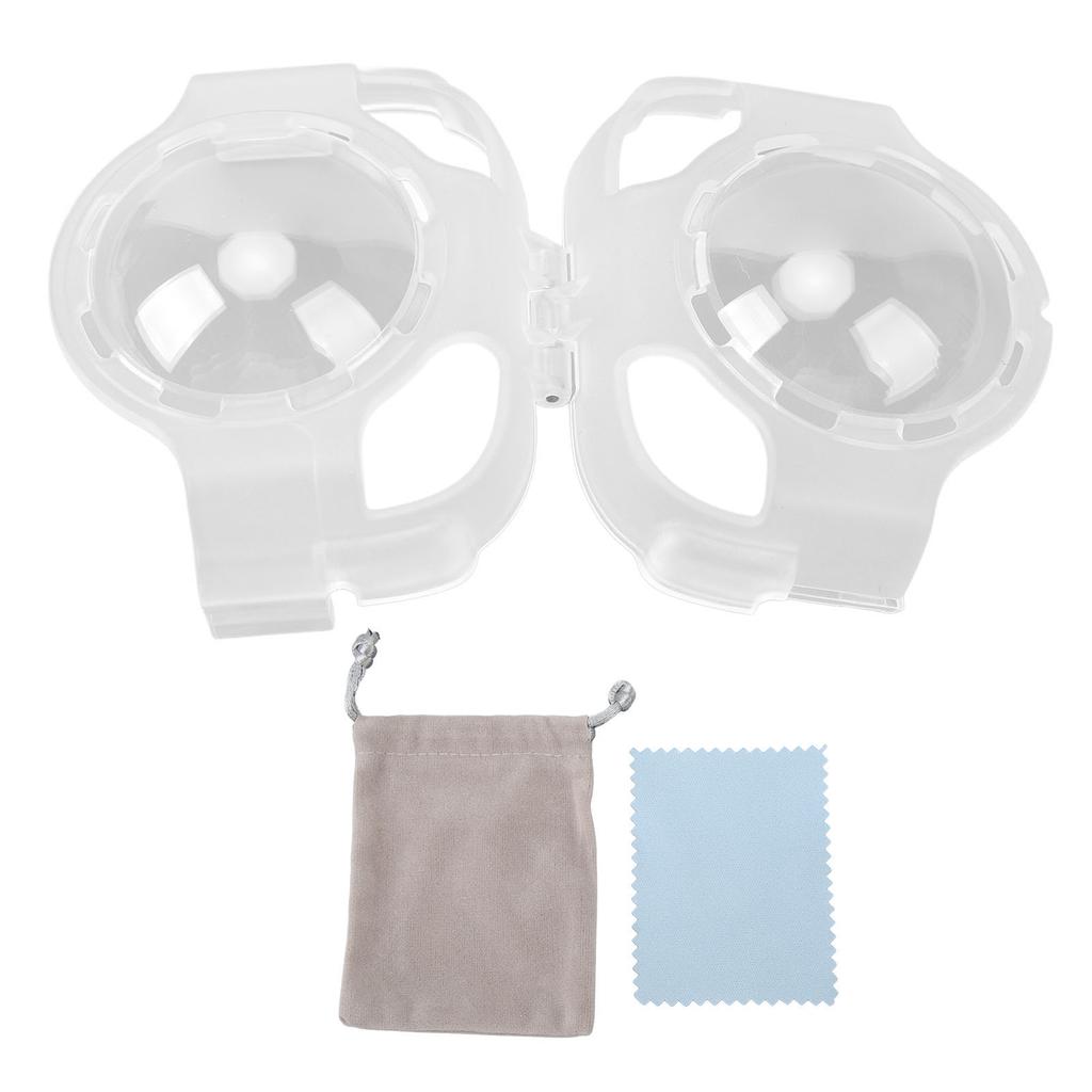 Transparent PC Lens Guard Protective Cover Snap On Anti Fog Lens Guards PC Protective Cover Cap for