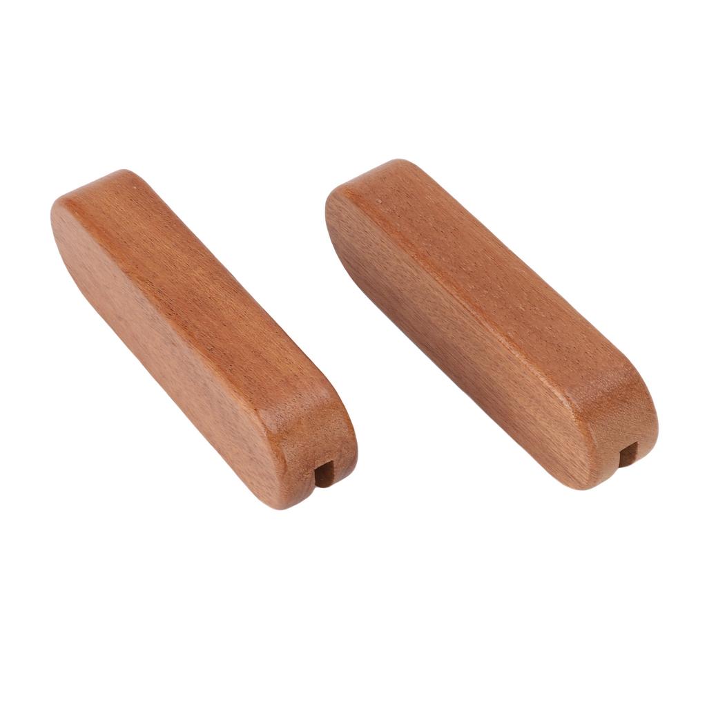 2PCS Wooden Pot Handle Heat Insulation Replacement Handle for Outdoor Camping Grill Pan Cookware