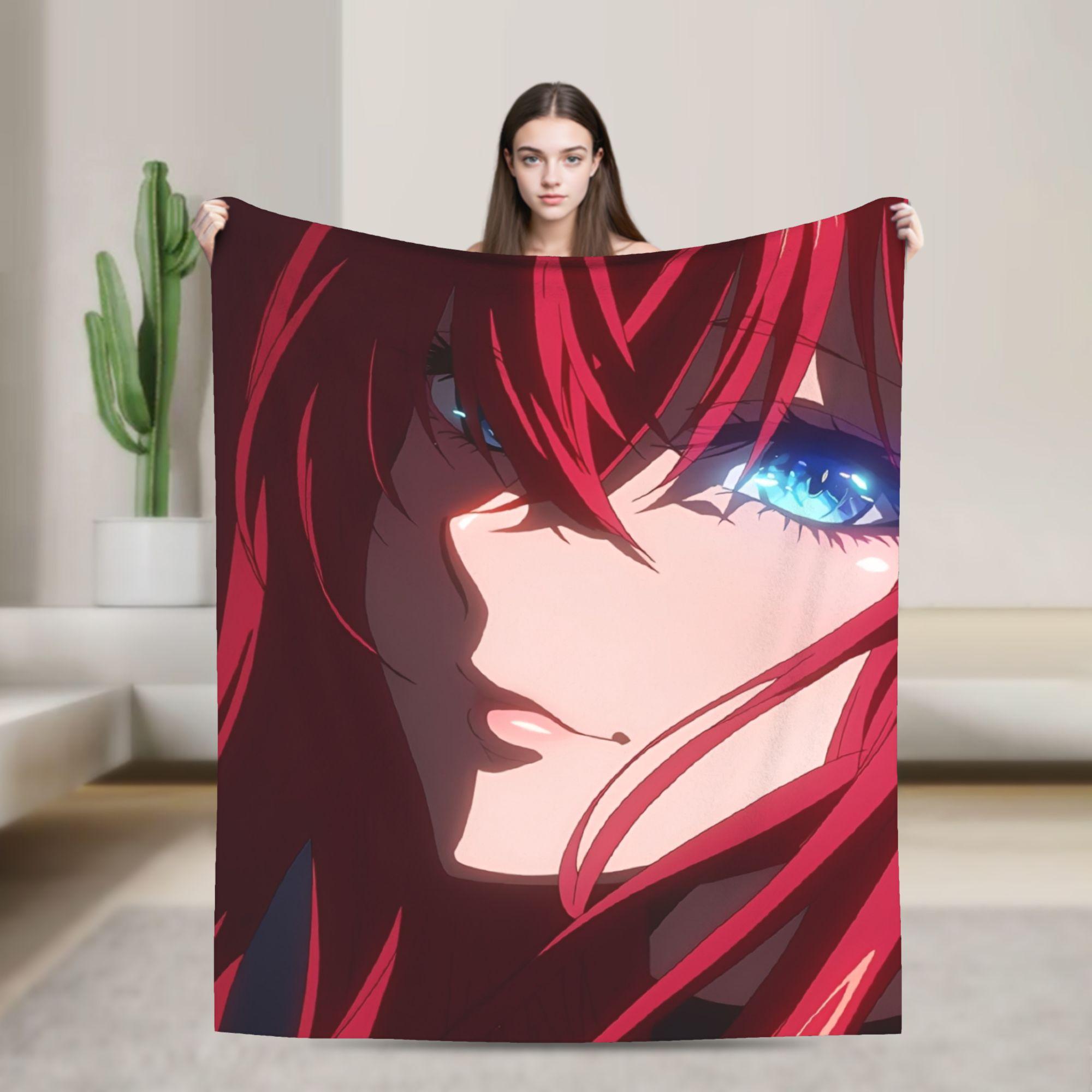 

Фланелевое одеяло Риас Гремори High School DxD Мягкое плед для гостиной, путешествий, офиса, покрывало для кровати, чехол для диван-кровати 130x150cm