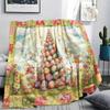 1Pc Cartoon Print Flannel Blanket, High Quality Comfortable for All Seasons, Home Decor, Warmth and Comfort, Perfect for Christmas Birthday Gift
