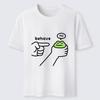 Koran Fashion New T-shirts Casual Loose Summer Dishonest Frog Classic Tees Holiday Pure Cotton Harajuku Chic Tunics Male