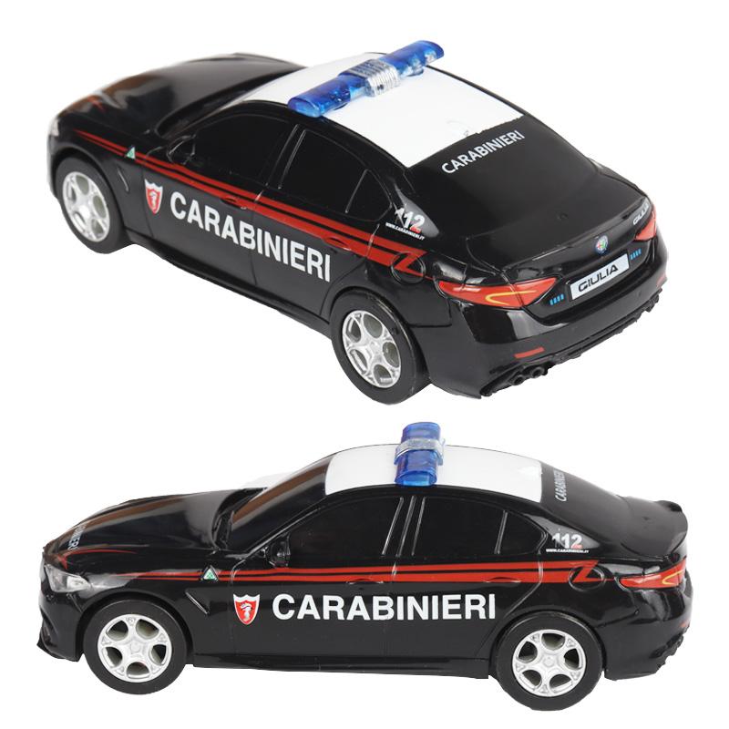 Slot Car 1/43 Scale Set Police Alfa Romeo Electric Racing Track Cars Toy For SCX Compact Go Ninco Scalextric tfc123