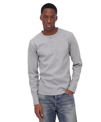 DAILY RIB HENLY NECK TEE 6153482 Men's M Grey