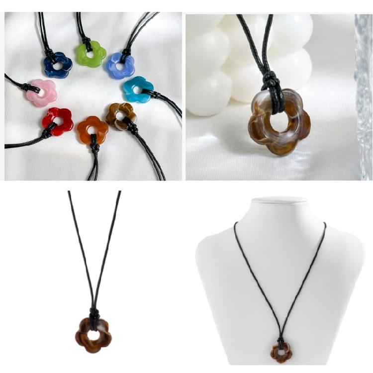 Blütenanhänger Schlüsselbein Kette Mode Schmuck Geschenk Geburtstag Hochzeit Valentinstag
