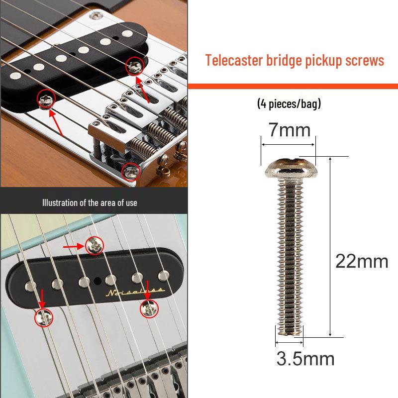 Electric Guitar/Bass Mounting & Adjustment Screws