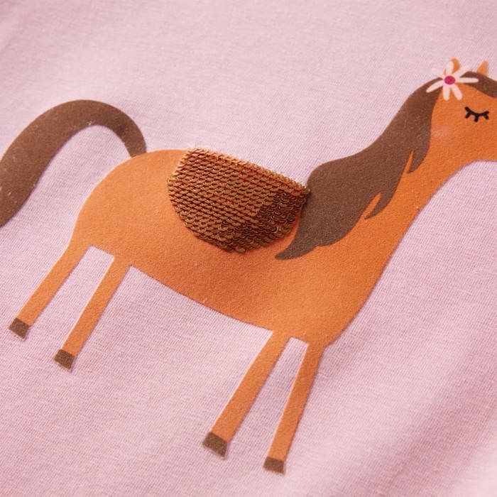 Kids' Long-sleeved T-shirt Light Pink 92/104/116/128/140