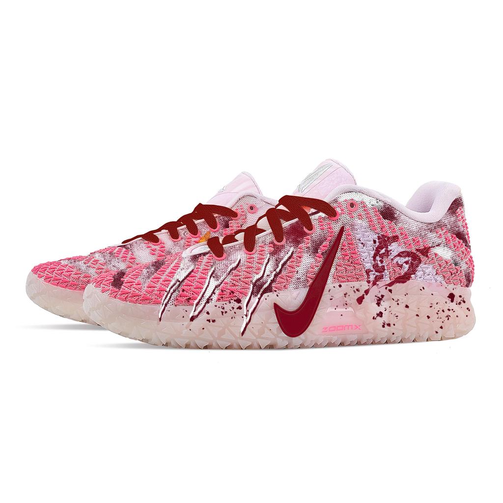 Nike Ja Morant 3 Year Of The Horse Limited Edition Rebound Grip Low top Basketball Shoes Men's Pink HF2794-601(Team529-)