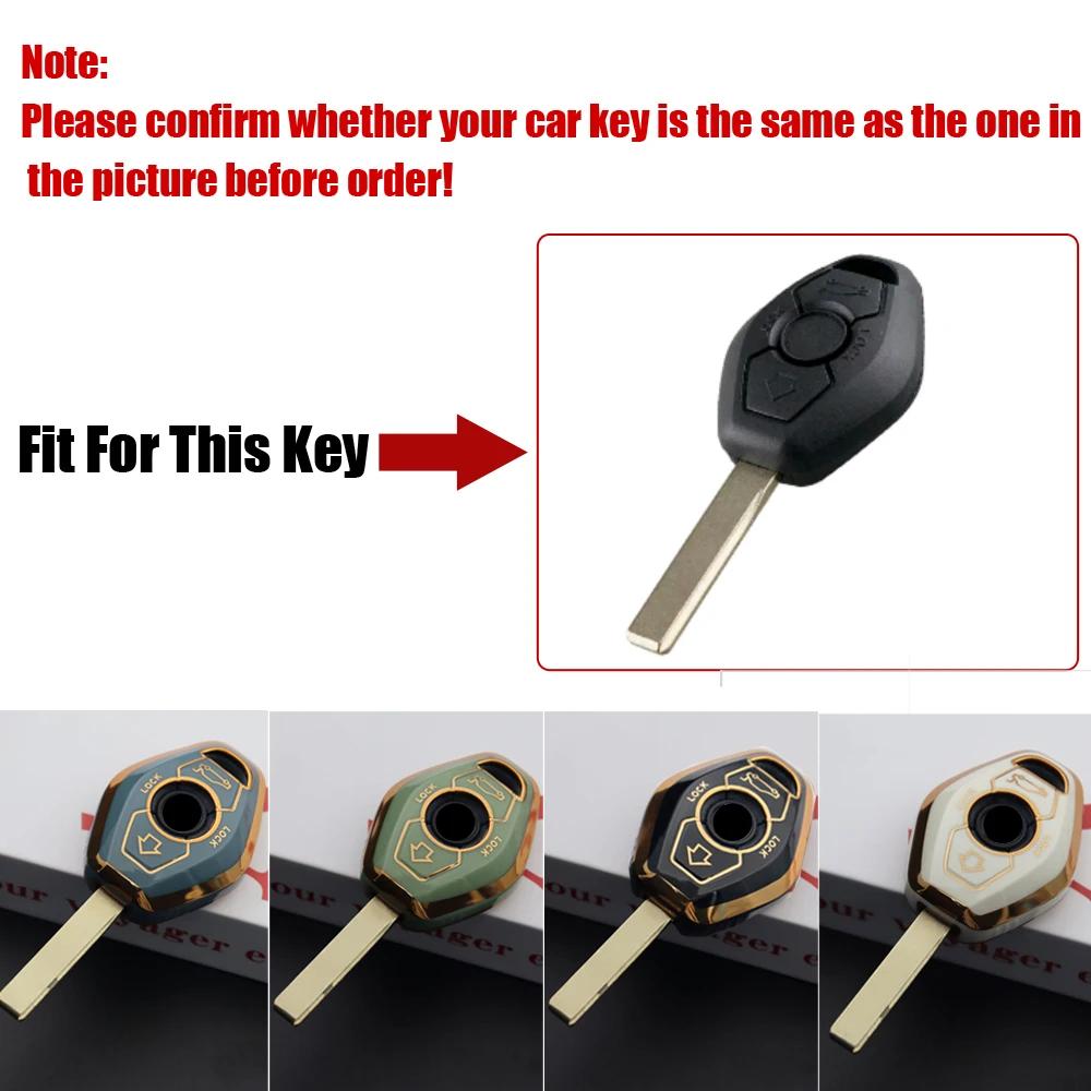1Pc Car Key Case Cover Protector Shell Holder Car Interior Accessories for BMW 3 5 7 Series E38 E39 E46 E83 M5 325i X3 X5 Z3 Z4