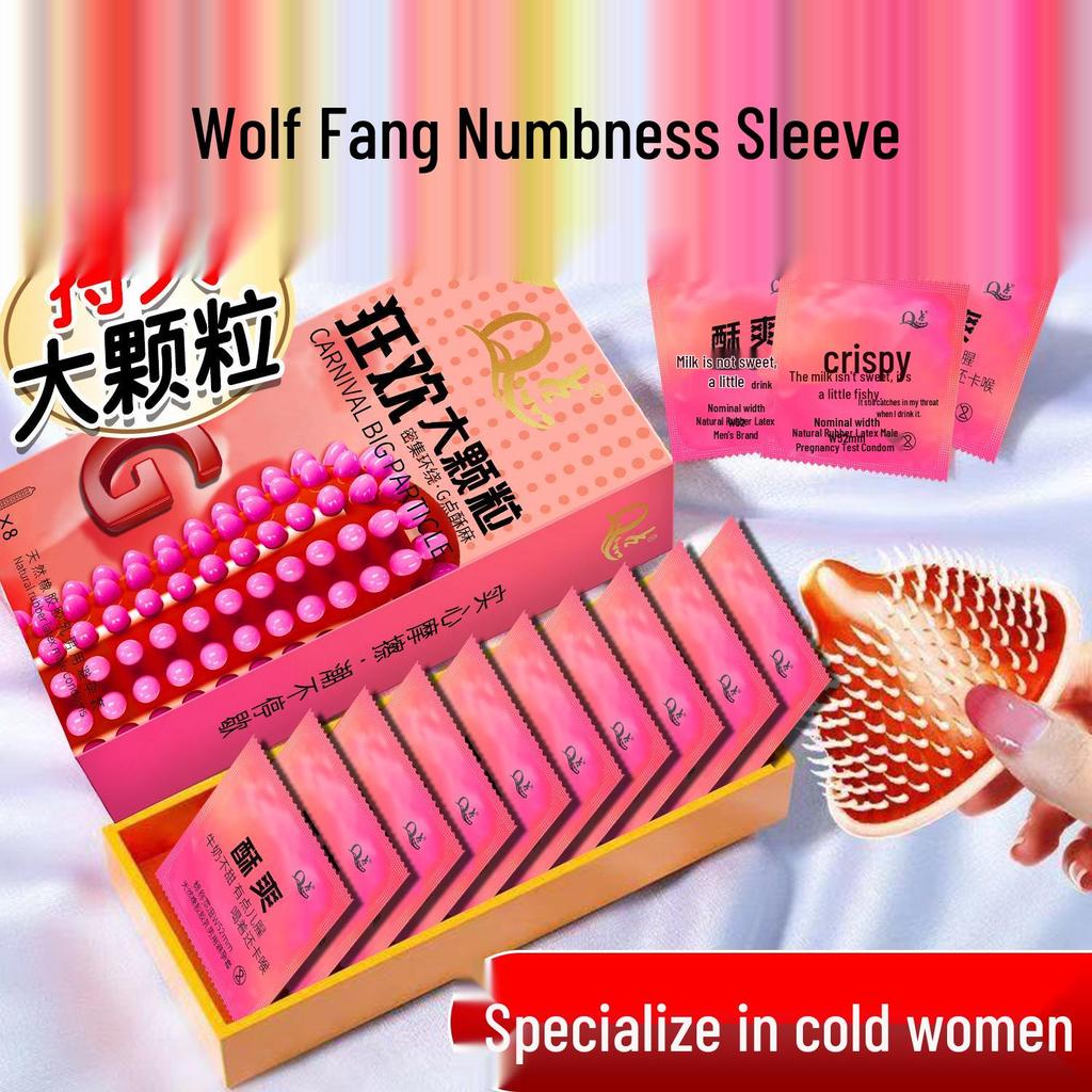 Q Point Ultra-Thin Stimulating Condoms with Clitoral Wolf Tooth Texture - Long-Lasting Safety for Couples.