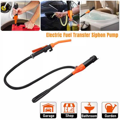 Flüssigkeitstransferpumpe, batteriebetriebene Kraftstofftransferpumpe mit Durchflussregelungsdüse, 2,4 Gallonen pro Minute, tragbare Transferpumpe