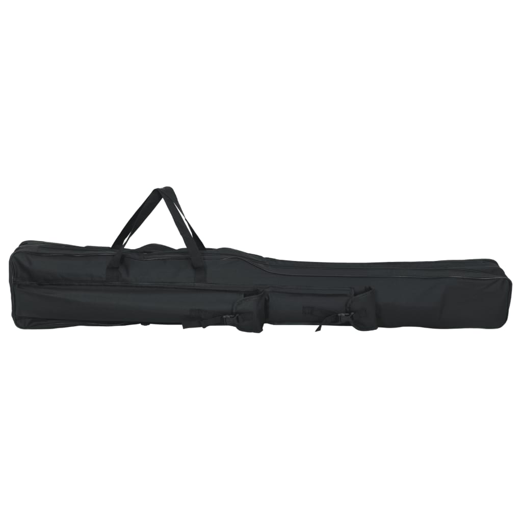 vidaXL Angelrutentasche Schwarz 160 cm Oxford-Gewebe